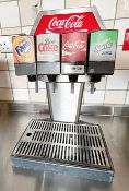 1 x Coca-Cola Branded Countertop Drinks Dispenser - Ref: FPSD128 - CL686 - Location: Altrincham WA14