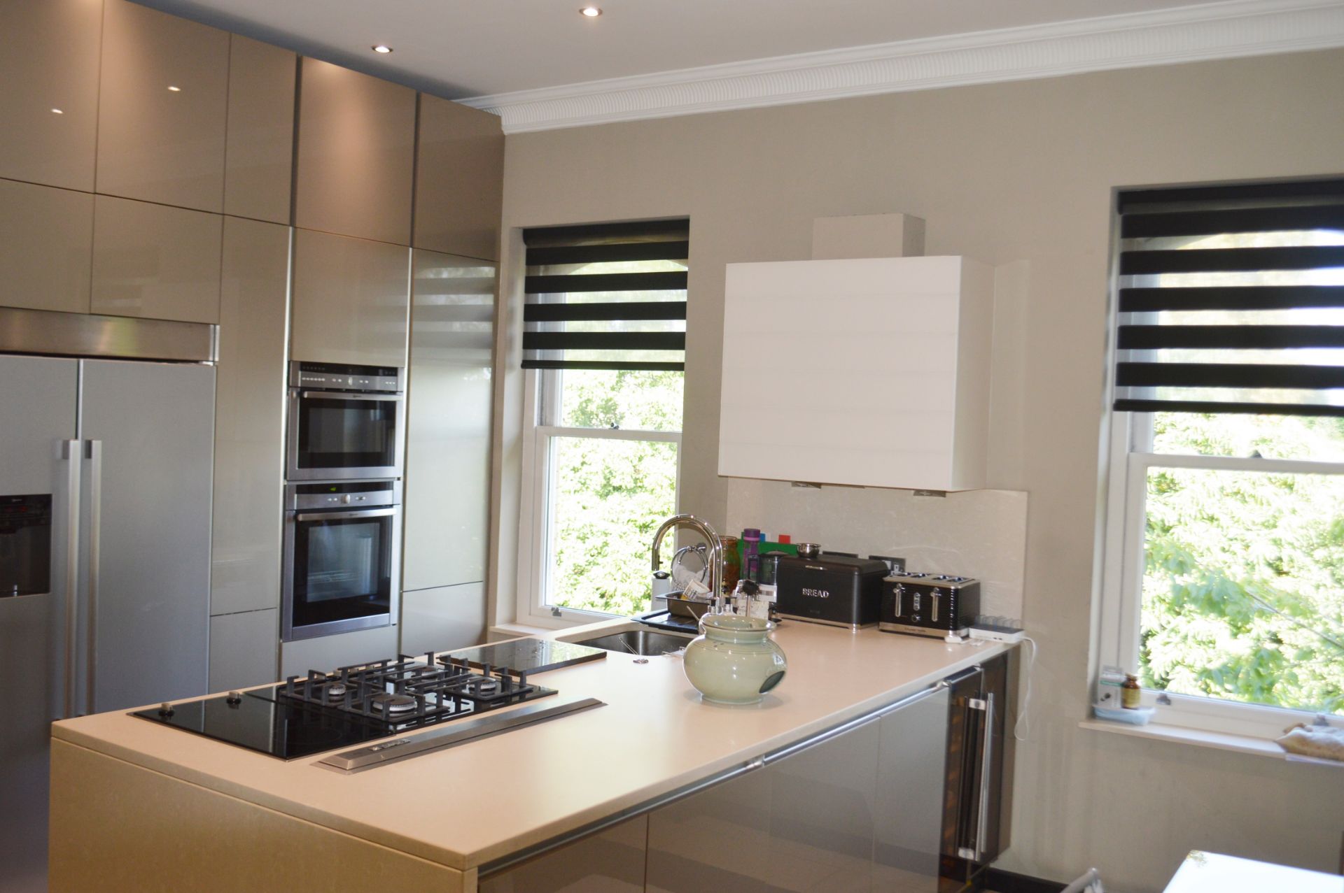 1 x Contemporary Bespoke Fitted Kitchen With Integrated Neff Branded Appliances To be removed from a - Image 37 of 37