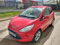 2013 Ford KA Titanium Petrol Hatchback 3Dr - CL505 - Ref: VVS0013 - NO VAT ON THE HAMMER - Loca