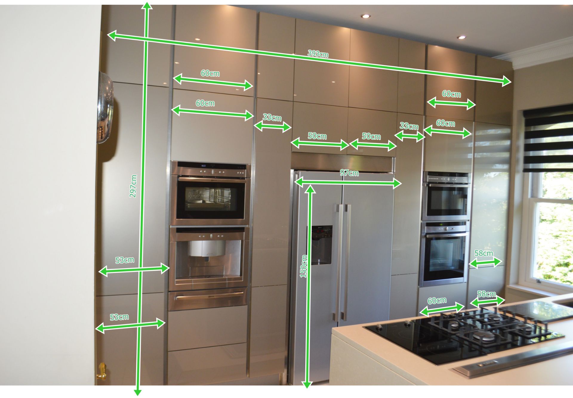 1 x Contemporary Bespoke Fitted Kitchen With Integrated Neff Branded Appliances To be removed from a - Image 2 of 37