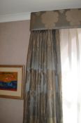 1 x Set Of Premium Curtains With Box Pelmet -  To Be Removed From An Exclusive Property In Bowdon  -