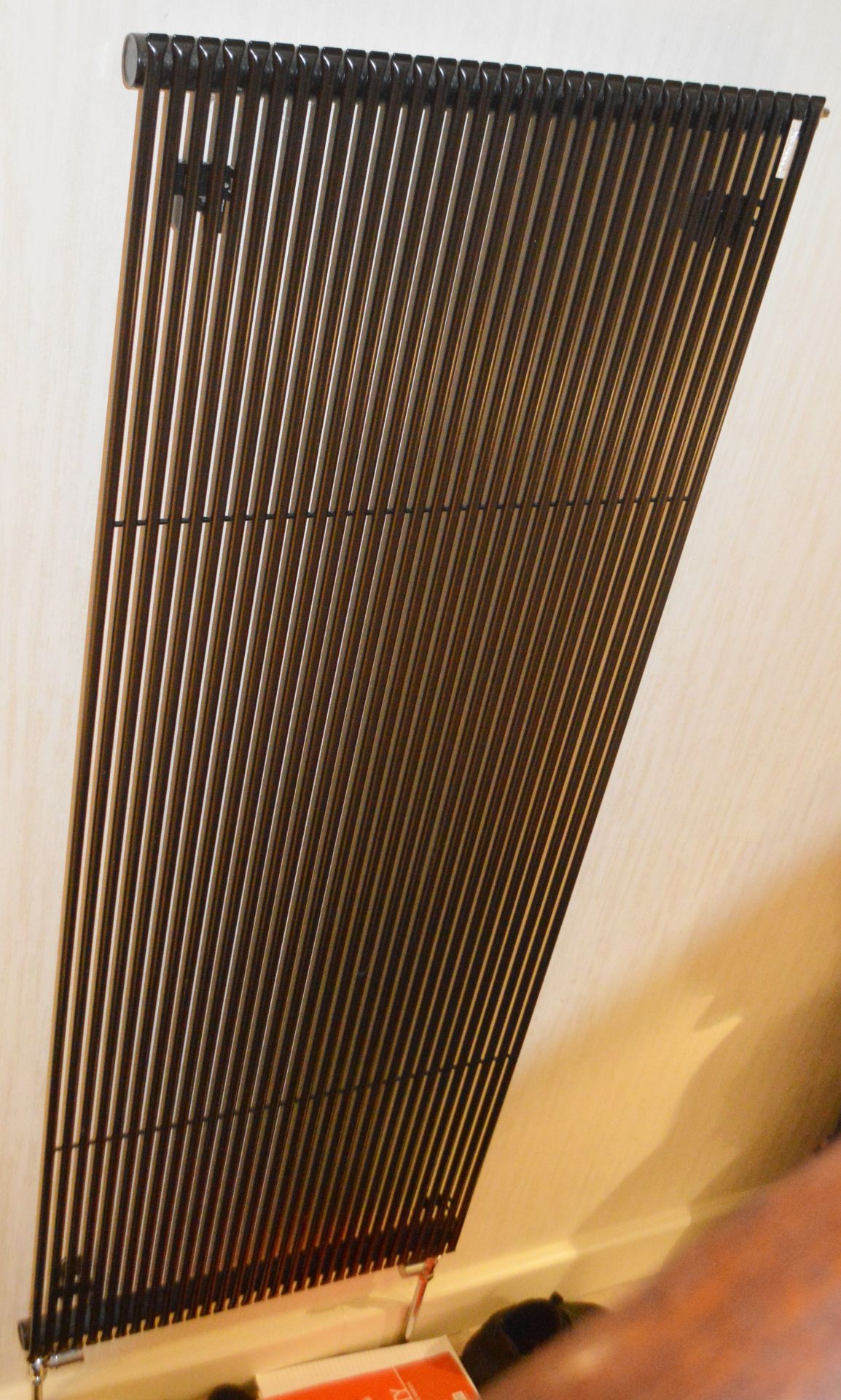 1 x Stylish Wall Mounted Radiator In Black - To Be Removed From A Exclusive Property In Bowdon  - - Image 2 of 2