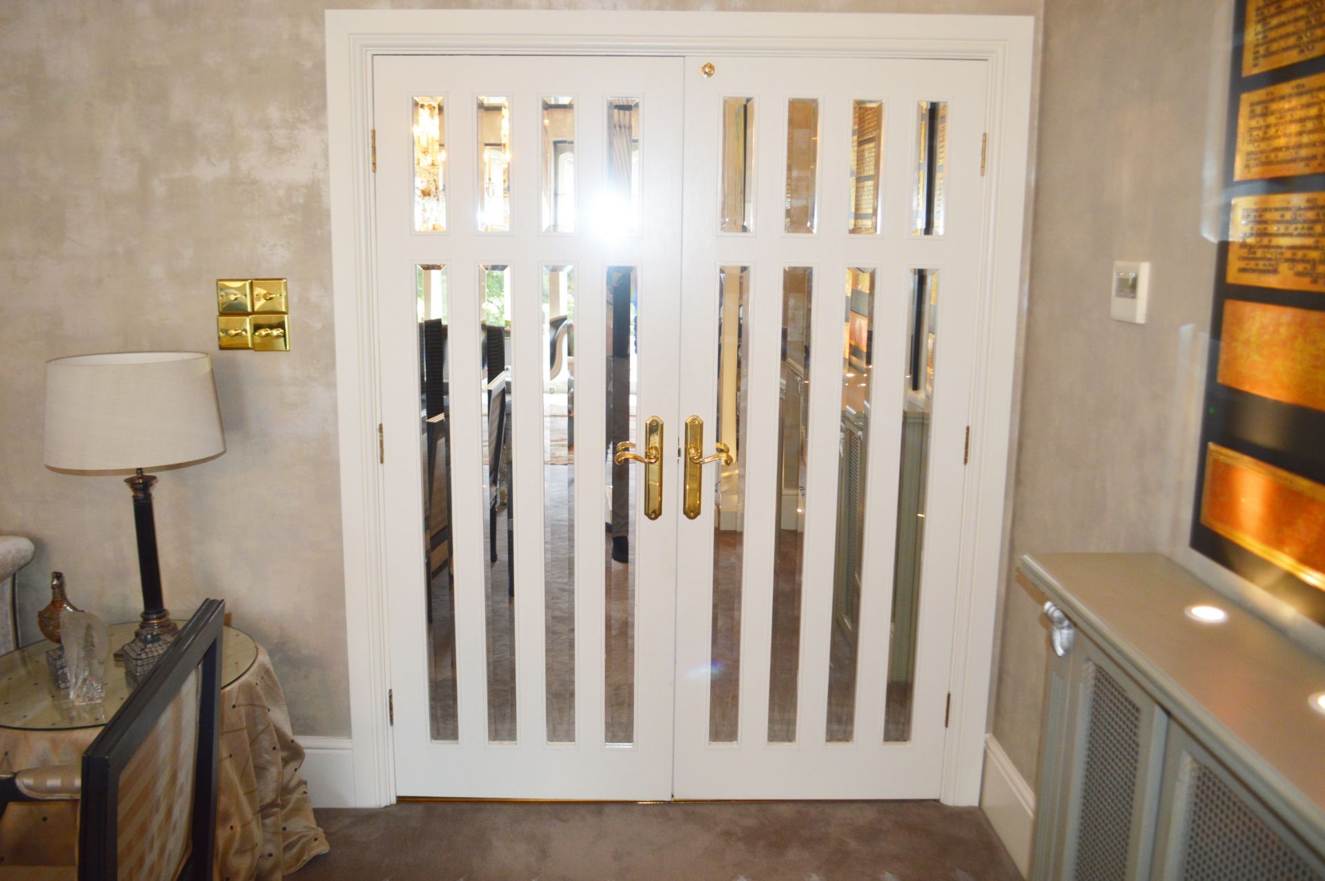 2 x Sets Of Double Doors With Glass Panelling - To Be Removed From An Exclusive Property In - Image 4 of 4