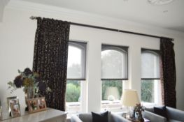 1 x Set Of Bespoke Elegant Curtains To Be Removed From An Exclusive Property In Bowdon  - CL691 -