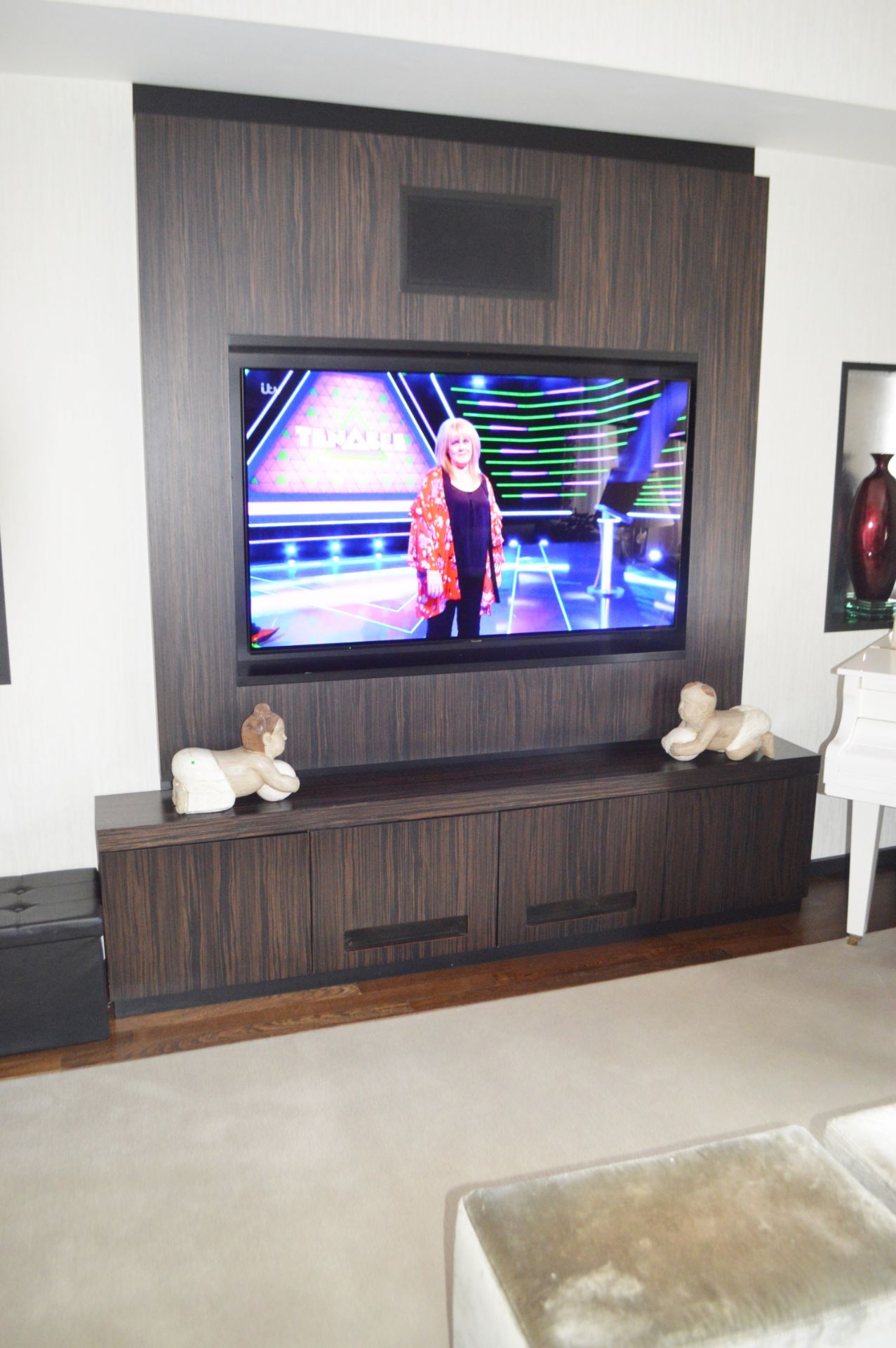1 x Bespoke TV Unit  To Be Removed From An Exclusive Property In Bowdon  - CL691- Location: Bowdon