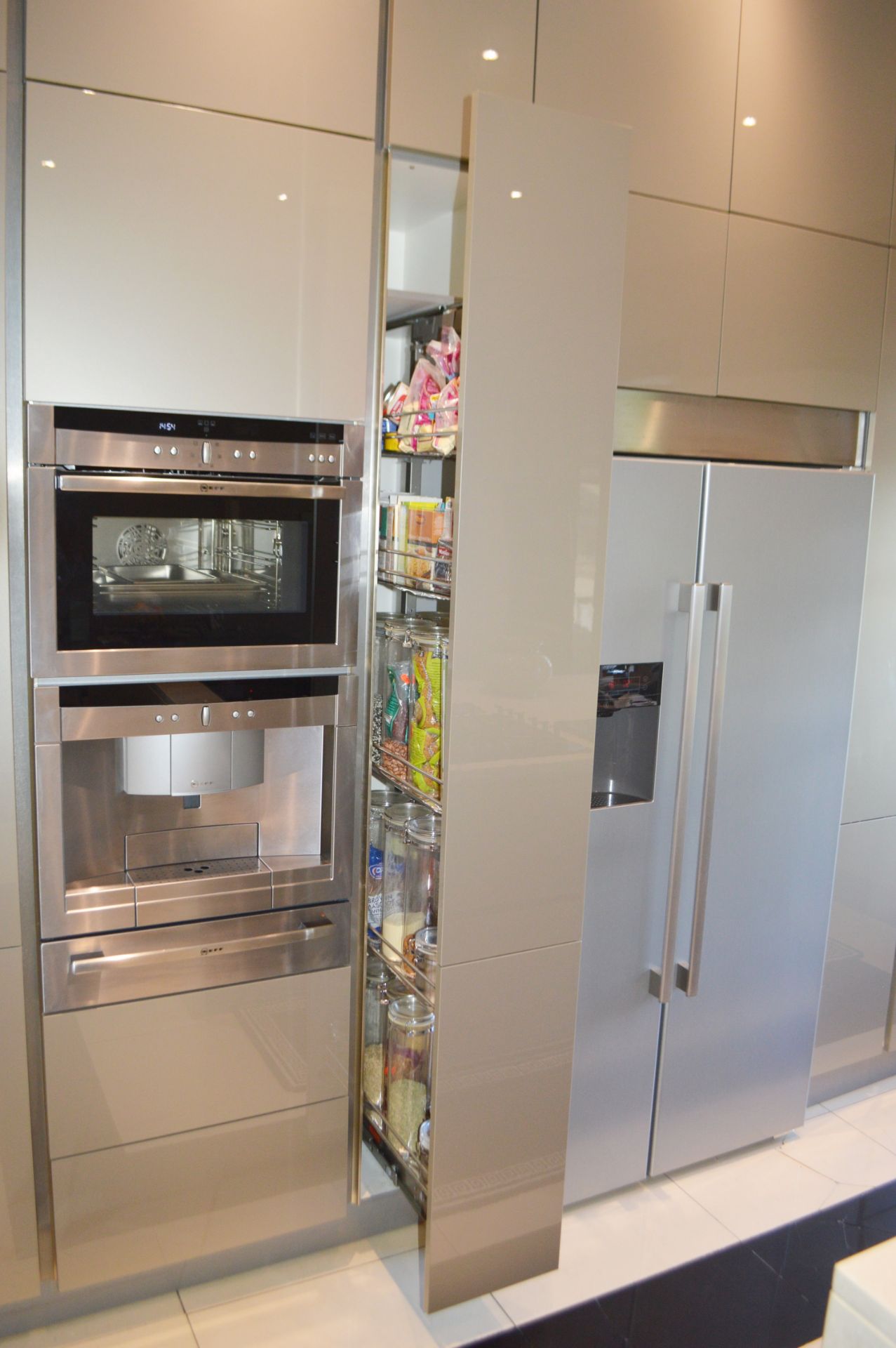 1 x Contemporary Bespoke Fitted Kitchen With Integrated Neff Branded Appliances To be removed from a - Image 13 of 37