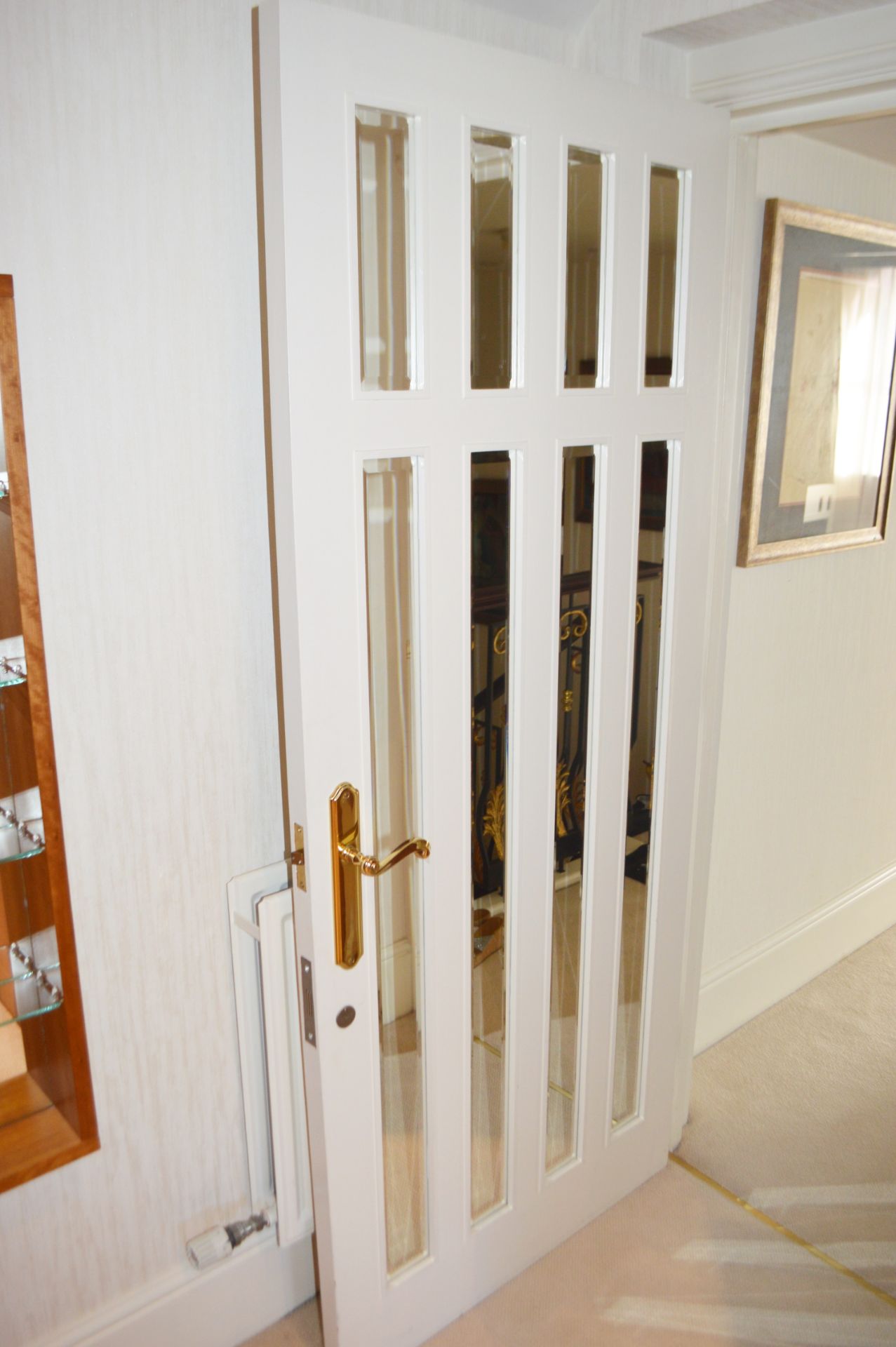 5 x Interior Glass Doors With Mirrored Panels - To Be removed From A Exclusive Property In Bowdon  - - Image 3 of 3