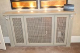1 x Large Radiator Cabinet With Spotlights To Be Removed From An Exclusive Property In Bowdon  -