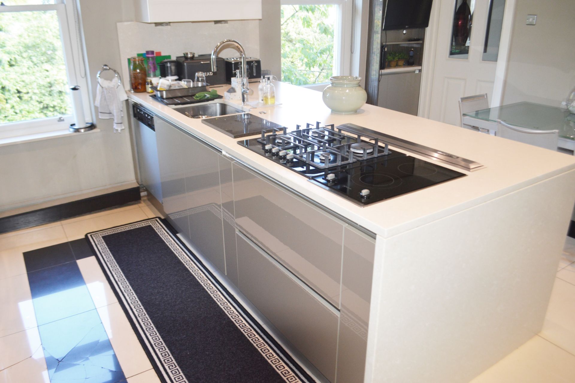 1 x Contemporary Bespoke Fitted Kitchen With Integrated Neff Branded Appliances To be removed from a - Image 35 of 37