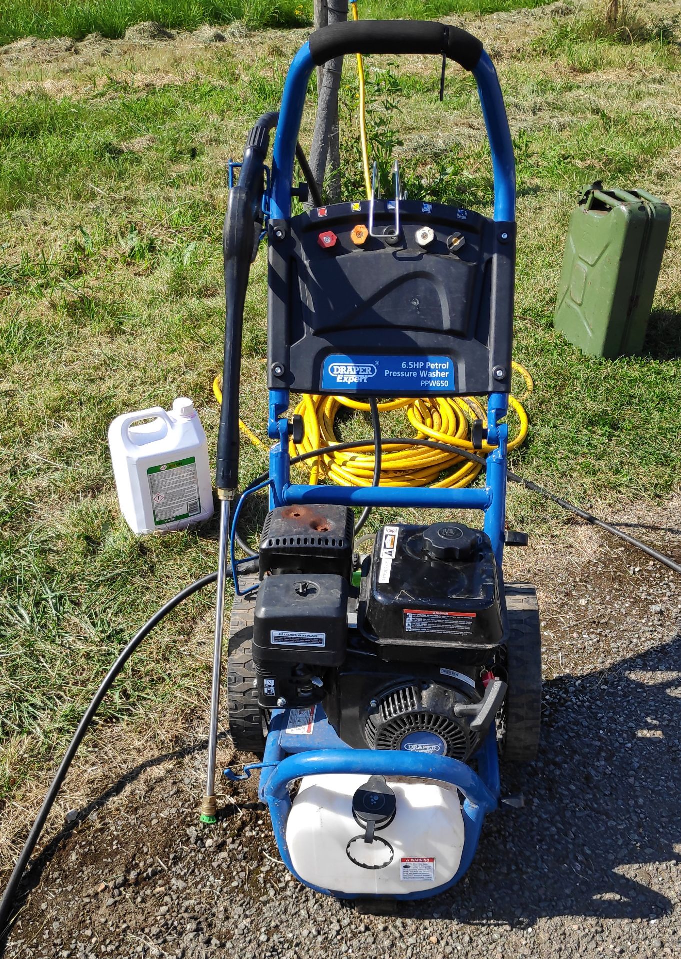 1 x Draper Expert 6.5Hp Petrol Pressure Washer PPW650 - CL011 - Location: Corby, Northamptonshire - Image 8 of 10