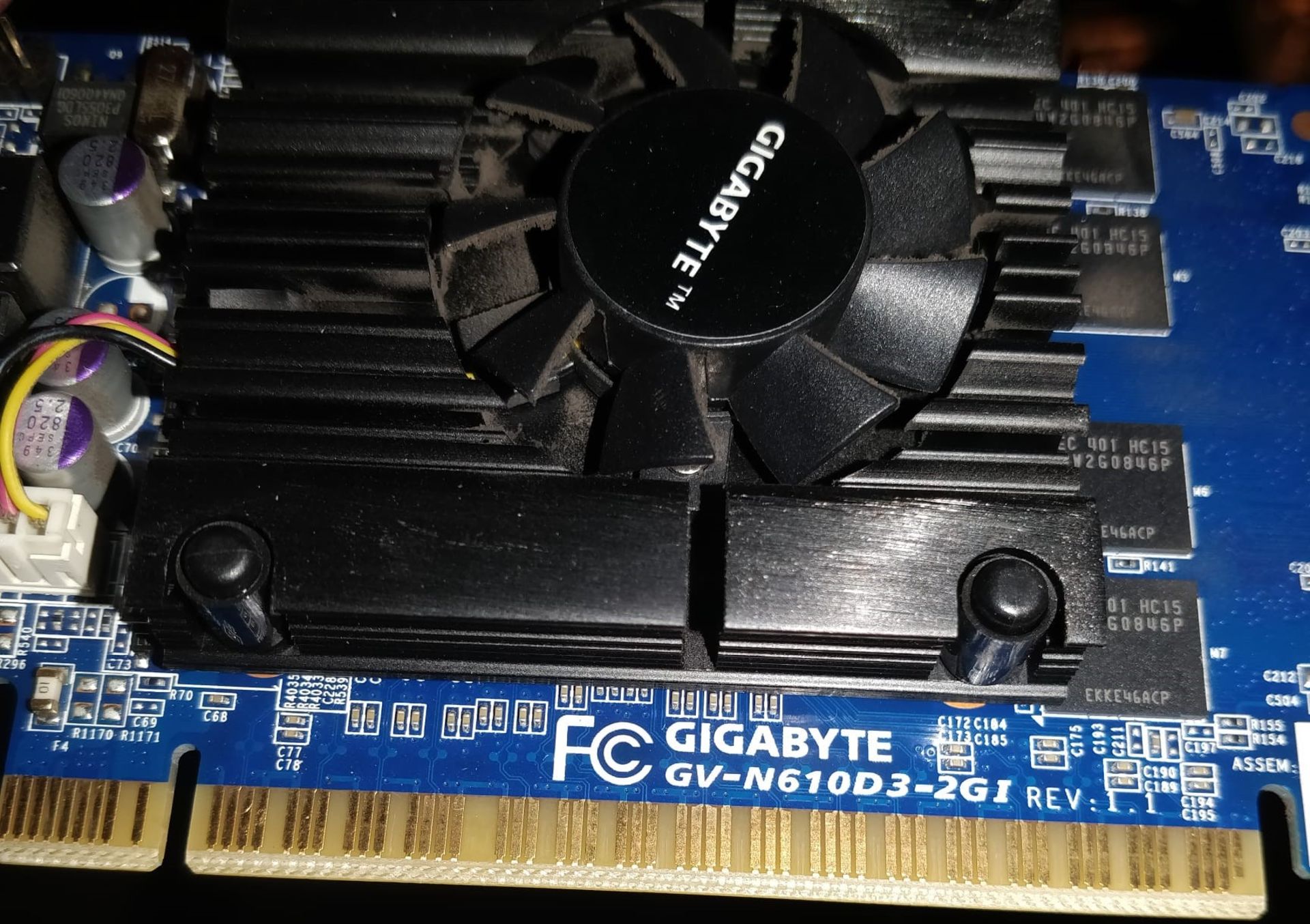 3 x Gigabyte Nvidia GeForce 610 2gb Graphics Cards With HDMI Output - Ref: MPC698 CG - CL010- - Image 2 of 2