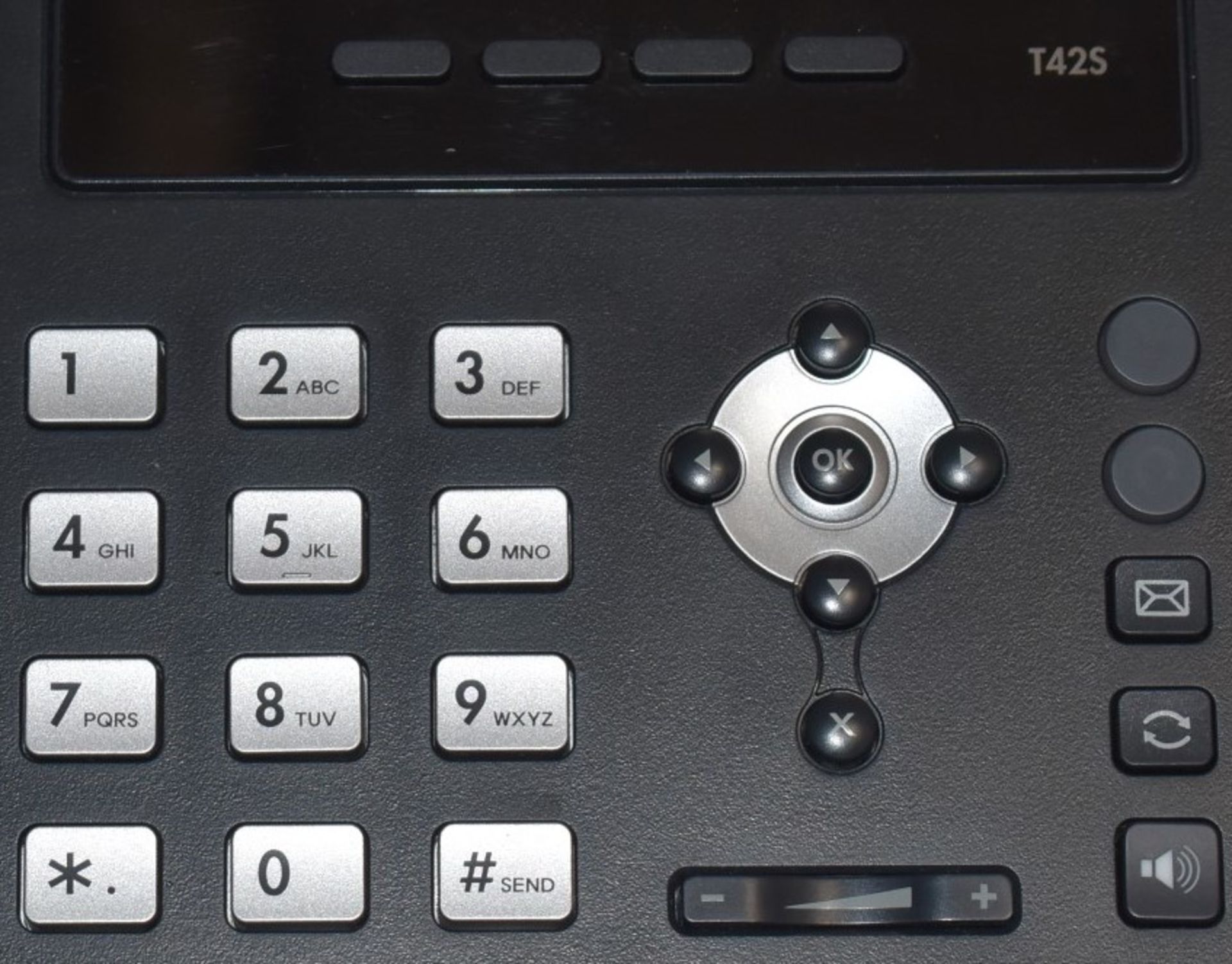4 x Yealink T42S Office IP Desk Phones With 2.7 Inch Graphical Display - Ultra Elegant Gigabit IP - Image 10 of 11