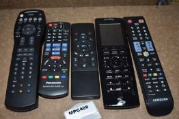 5 x Various TV Remote Controls - Ref: MPC408 - CL678 - Location: Altrincham WA14This lot is part