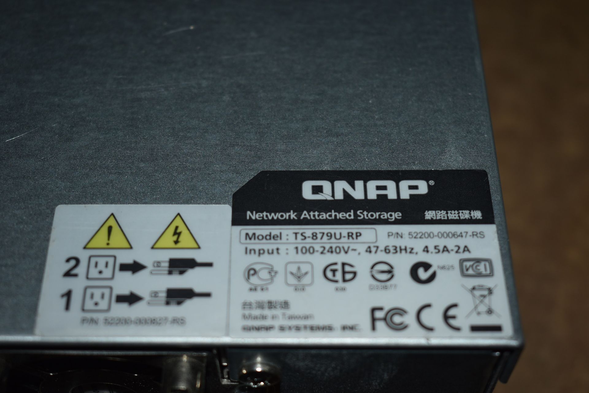 1 x QNAP 8 Bay 2u NAS Storage Device - Model TS-879U-RP - RRP £1,500 - Ref: MPC176 CA - CL678 - - Image 6 of 11