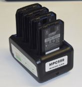 5 x Symbol Motorola MC40 Scanner Batteries With Charging Dock - PN: 82-160955-01 - Ref: MPC589