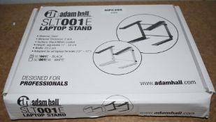 1 x Adam Hall Laptop Stand in Black - New and Boxed - Suitable For 12" - 17" Laptop Formats Type