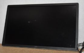 3 x Dell 27 Inch LCD Ultra HD 4K 2160p Computer Monitors With LED Backlit Screens - Model