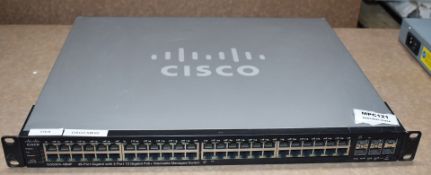 1 x Cisco SG500X-48MP 48-Port Gig Max PoE + 4-Port 10-Gig Stackable Managed Switch - RRP £2,499 -