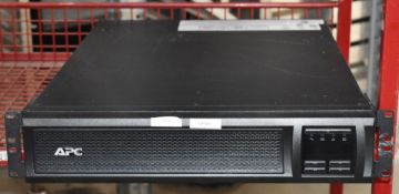 1 x APC SMX2200RMHV2U Smart-UPS X 2200VA - Rackmount UPS Power Supply - RRP £2,000 - Ref: MPC342 -