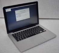 1 x Apple Macbook13" - Model A1278 - Ref: MPC533 CG - Includes Charger - Hard Disk Drive Removed -