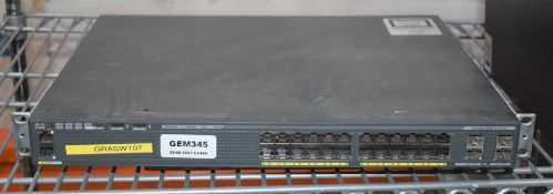 1 x Cisco Catalyst 2960X-24PS-L Network Switch With 24 Gigabit Ethernet Ports - RRP £2,600 - Ref: