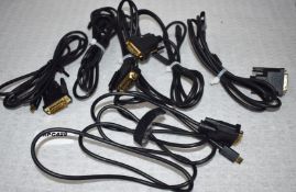 6 x DVI to Type C Monitor Cables - Ref: MPC428 CF - CL678 - Location: Altrincham WA14This lot is