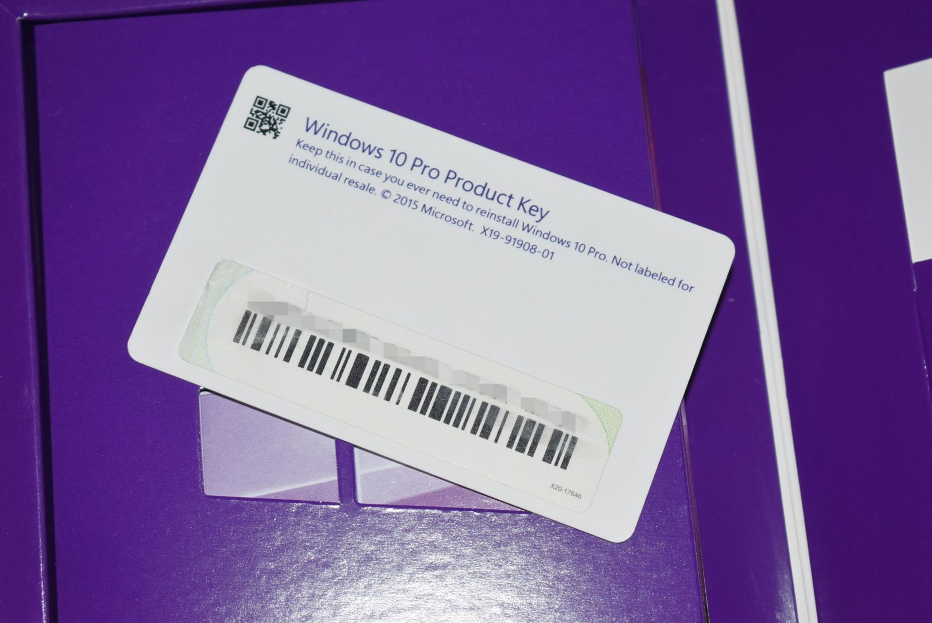 1 x Microsoft Windows 10 Pro Activation Key Card With Original Box - Ref: MPC204 P1 - CL678 - - Image 4 of 4