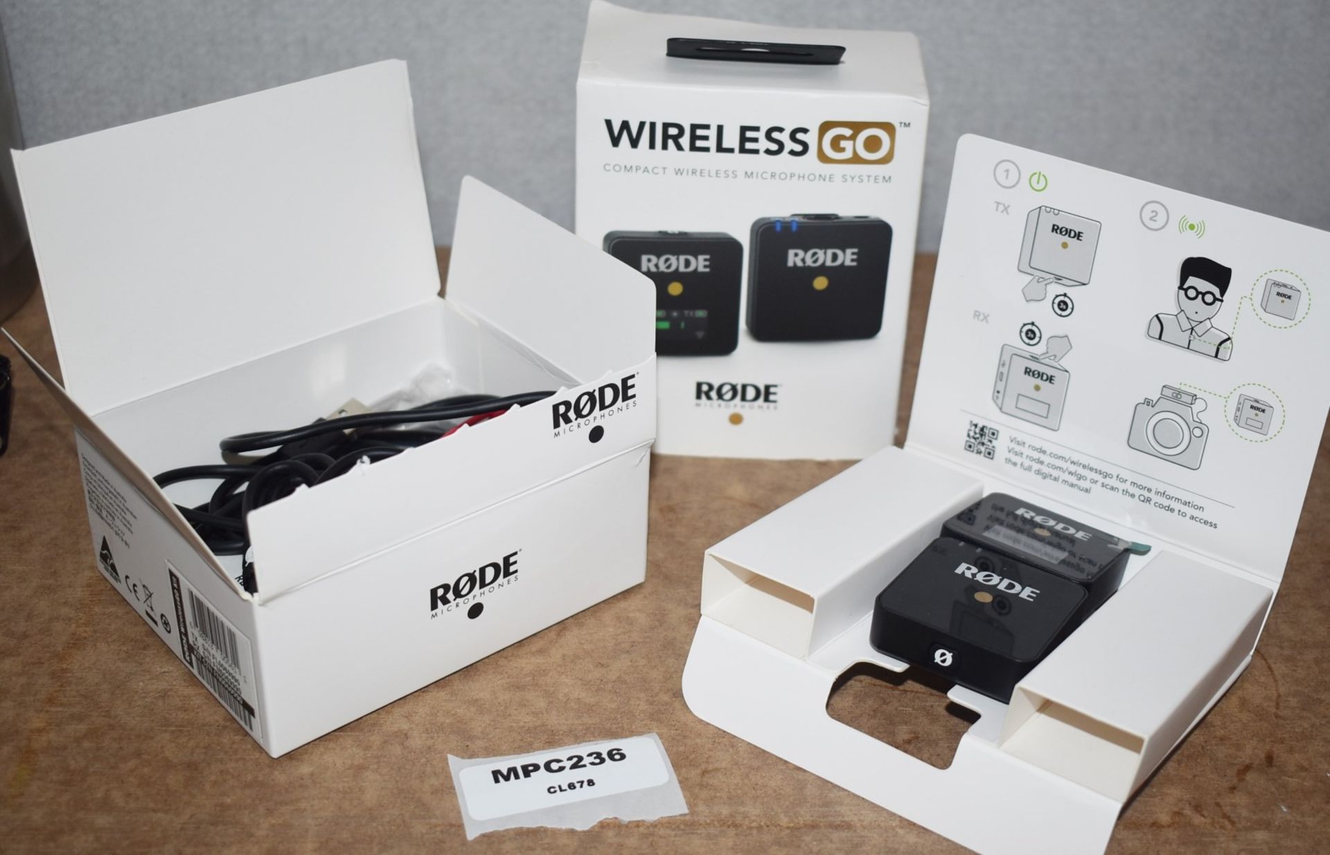 1 x Rode Wireless Go - Compact Wireless Microphone System - RRP £185 - Includes Original Box and - Image 2 of 6