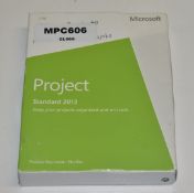 1 x Microsoft Project 2013 - Activation Key Card With Original Box - Ref: MPC606 CG - CL011 -