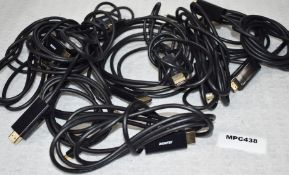 10 x HDMI to DVI Monitor Cables - Ref: MPC438 CF - CL678 - Location: Altrincham WA14This lot is part