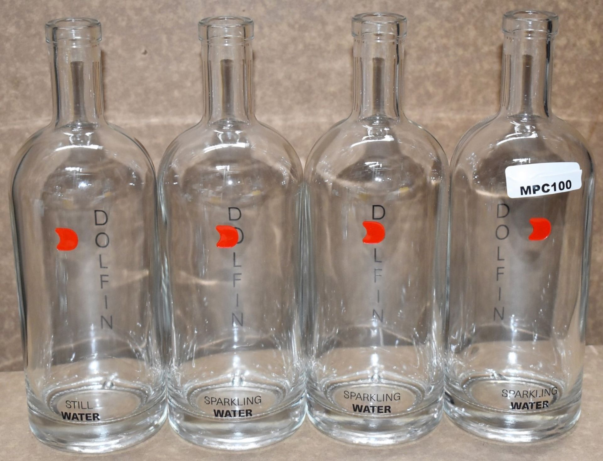 23 x Dolfin Glass Water Bottles With Glass Bottle Caps - Approx Bottle Height 28 cms - Ideal For - Image 4 of 12
