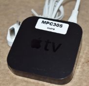 1 x Apple TV 3rd Generation Digital HD Media Streamer - Model A1469 - Includes Power Cable - Ref: