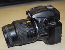 1 x Nikon D3500 Digital SLR Camera Body With Faulty Lens - Ref: MPC617 CG - CL011 - Location: