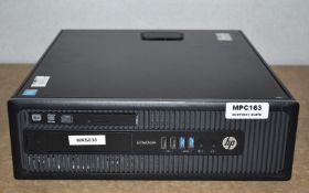 1 x HP Elite Desk 800 G1 SFF Desktop PC - Features an Intel i7-4770 3.4Ghz Quad Core Processor,