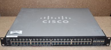 1 x Cisco SG500X-48MP 48 Port Gigabit Switch With Port 10 Gigabit POE - Ref: MPC181 CA - RRP £1,