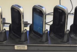 5 x Zebra Symbol MC40 1D 2D Barcode Scanner PDA Handheld Computes - Includes Charging Dock, Power