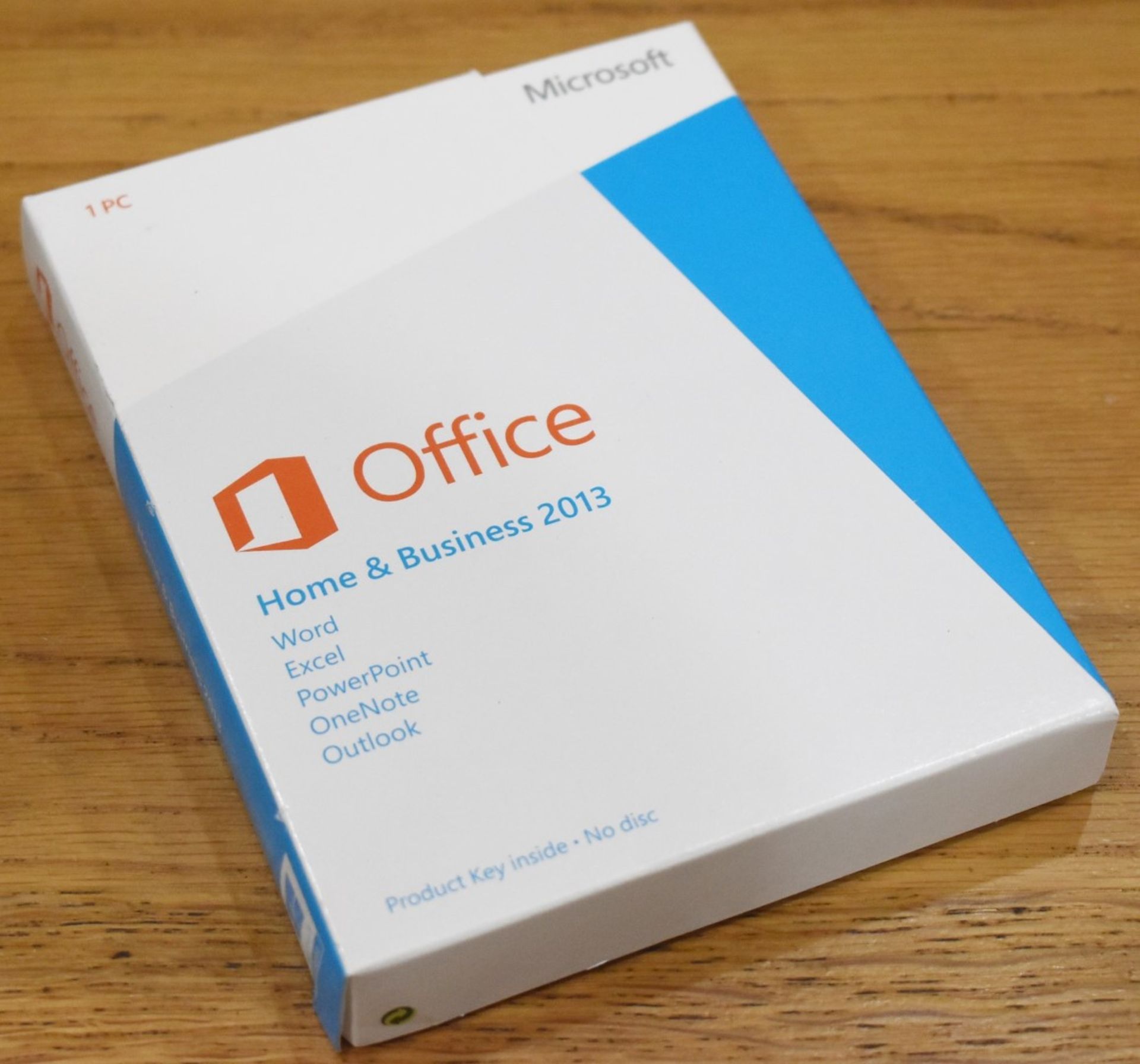 1 x Microsoft Office 2013 Home and Business - Activation Key Card With Original Box - Ref: CG -