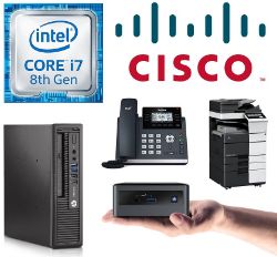 Computer IT Auction - Features Intel NUC Mini PC Systems, i7 Desktops, 27 Inch 4K Monitors, Cisco Network Equipment and More!