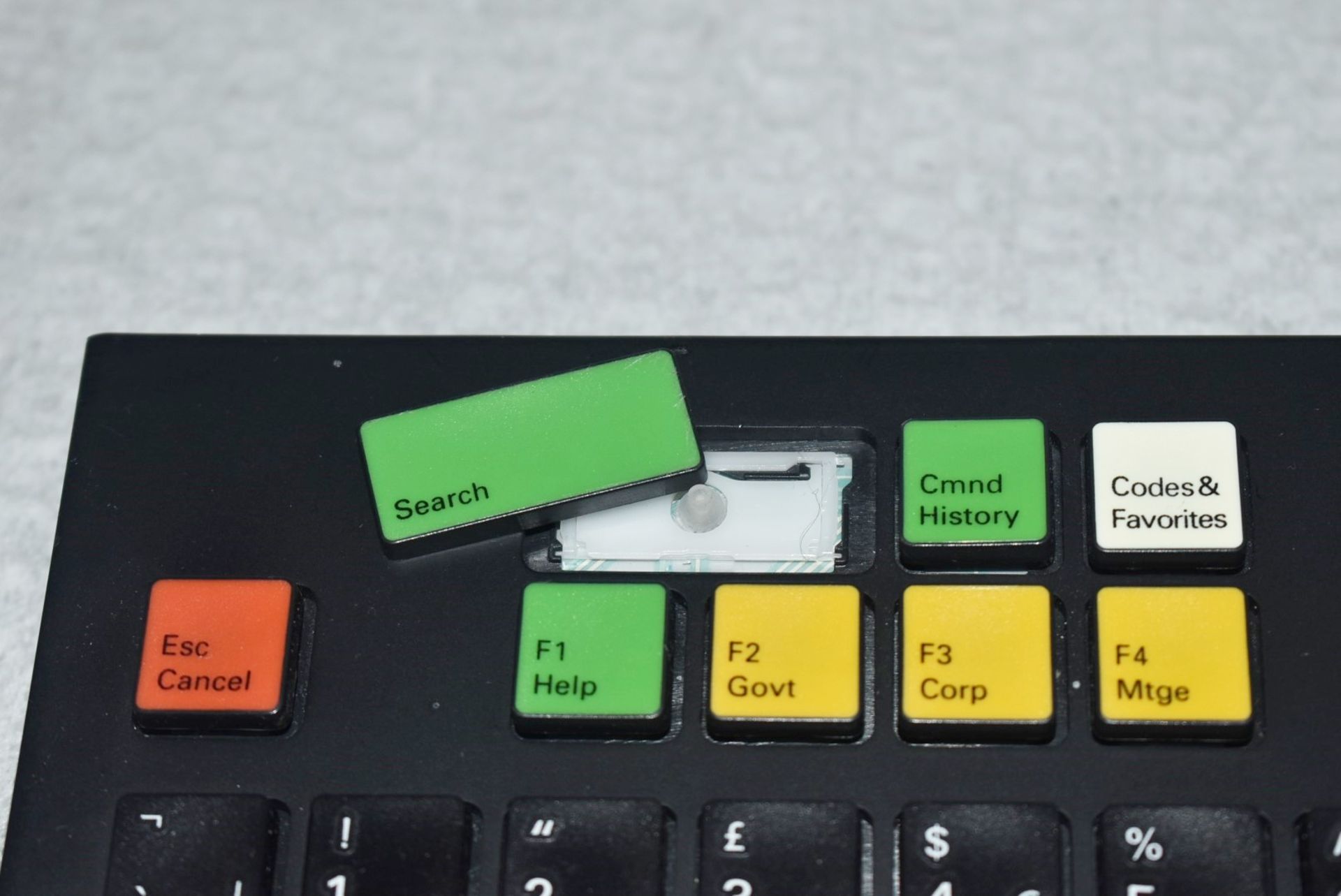 1 x Bloomberg STB100 Financial/Trading Keyboard with Fingerprint Scanner - Ref: MPC554 CG - - Image 6 of 7