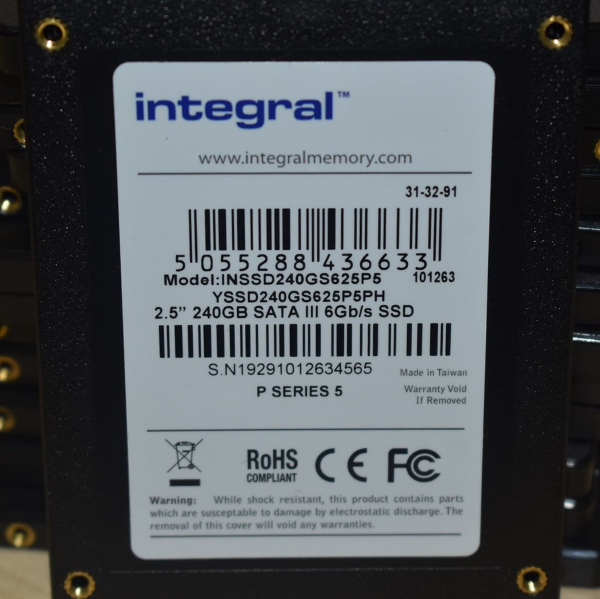 1 x Integral 240gb SAT III 6gb/s 2.5" SSD Hard Drive - Ref: MPCJ - CL678 - Location: Altrincham - Image 3 of 3