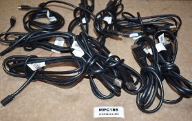 10 x Mini Displayport to Displayport Monitor Cables - Ref: MPC186 P1 - CL678 - Location: