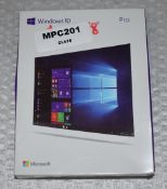 1 x Microsoft Windows 10 Pro Activation Key Card With Original Box - Ref: MPC201 P1 - CL678 -