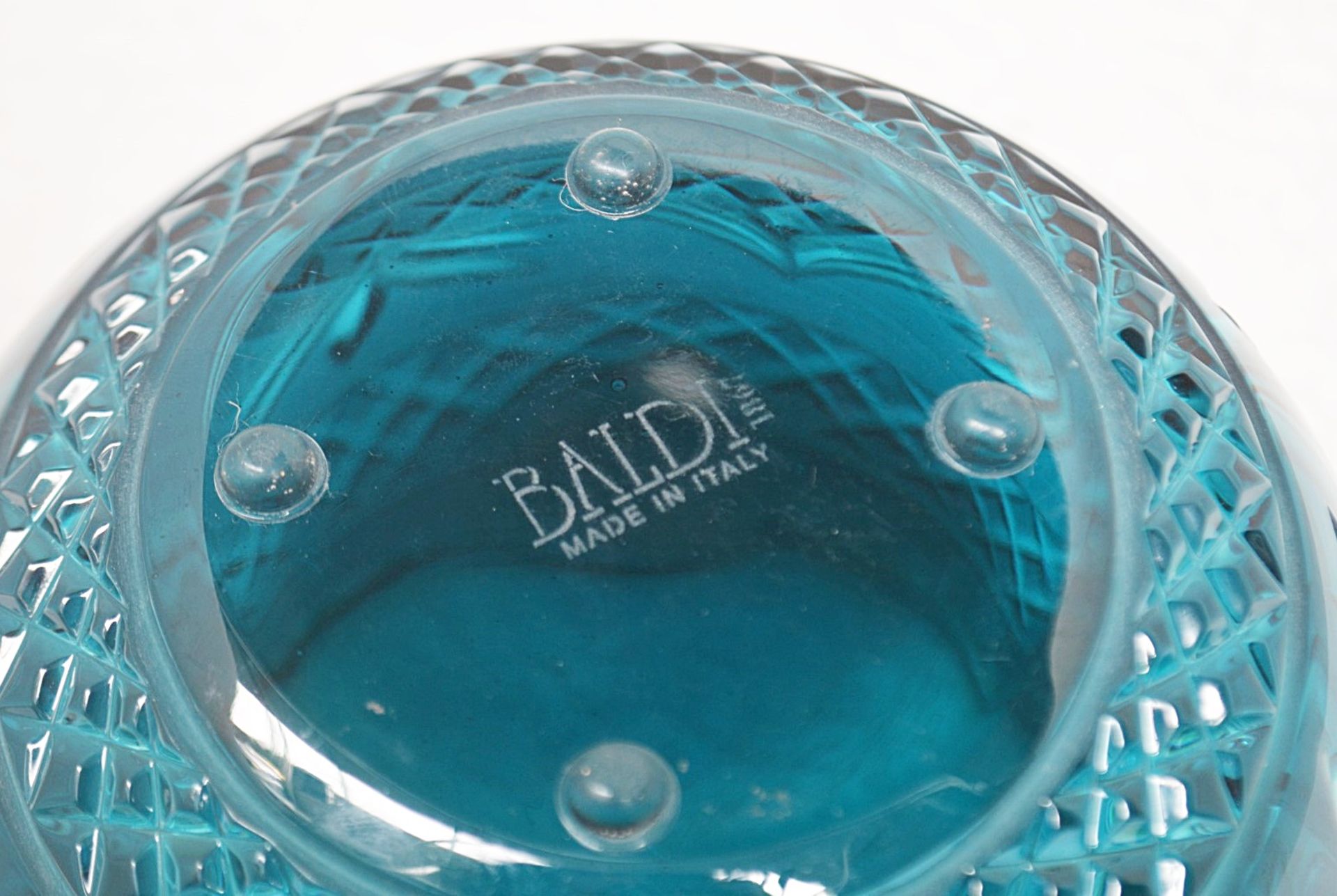 1 x BALDI 'Home Jewels' Italian Hand-crafted Artisan Crystal Coccinella Box In Turquoise - RRP £900 - Image 5 of 5