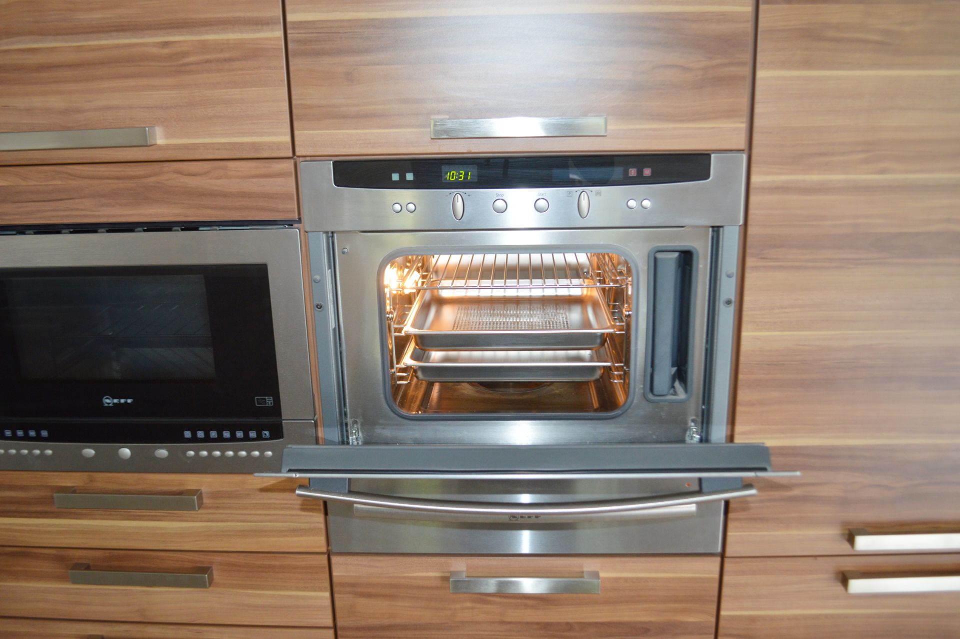 1 x Contemporary Bespoke Fitted Kitchen With Integrated Neff  Branded Appliances, Quartz Worktops - Image 40 of 52