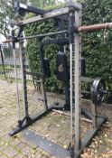 1 x Nautilus Multi Gym With Weights And Bench   - Professional Gym / Sports Equipment - CL535 -