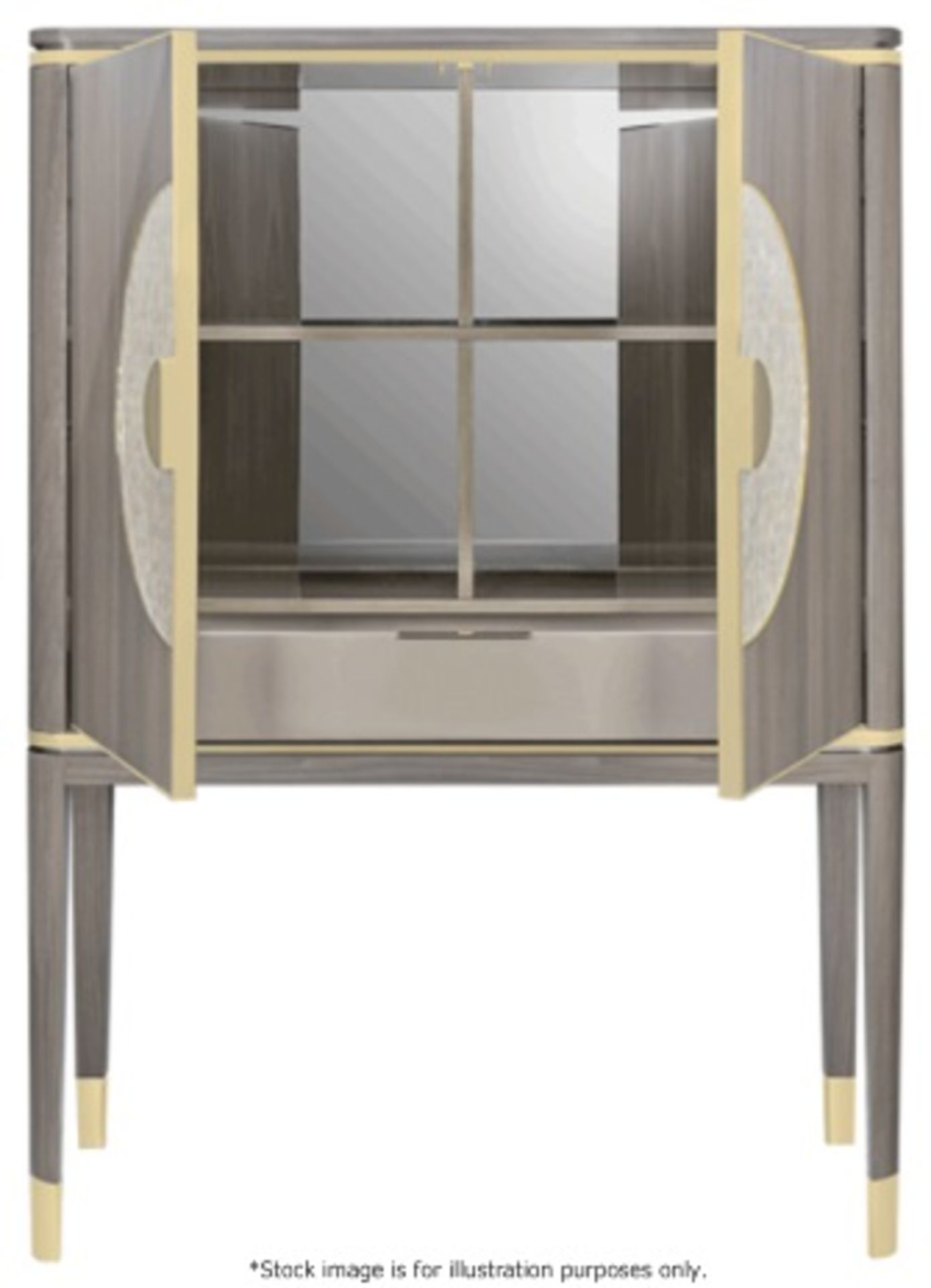 1 x FRATO 'Seville' Luxury Designer 2-Door Tall Cabinet With A High Gloss Finish - RRP £7,968 - Image 6 of 15