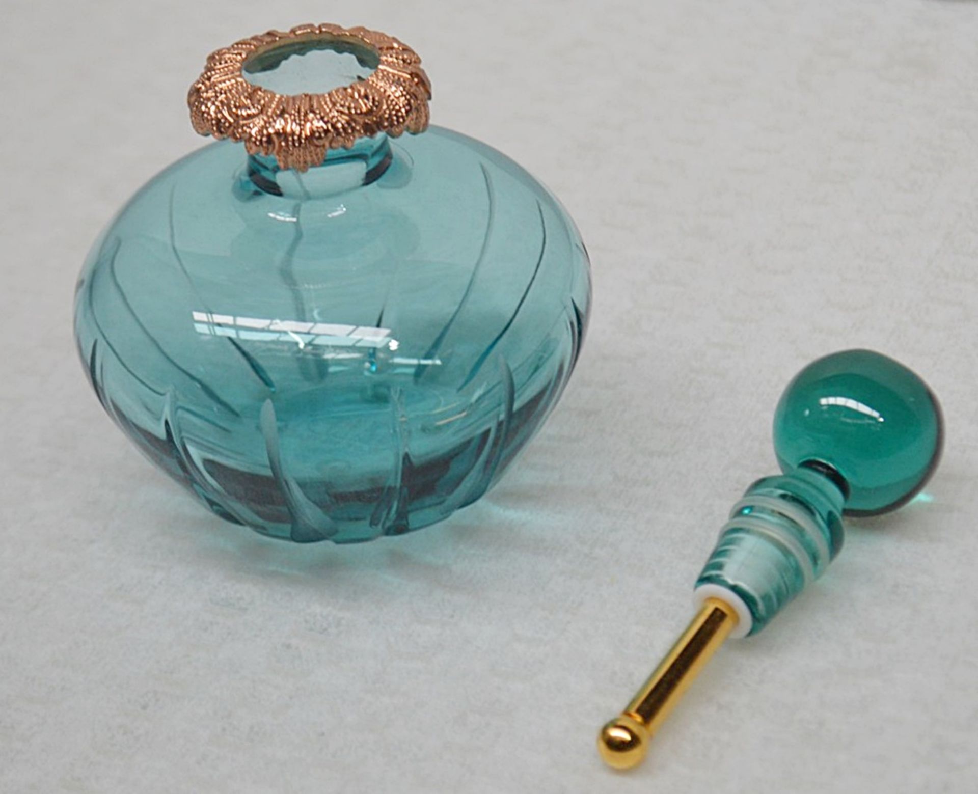 1 x BALDI 'Home Jewels' Italian Hand-crafted Artisan Ottanio Crystal Perfume Bottle & Stick - - Image 3 of 6