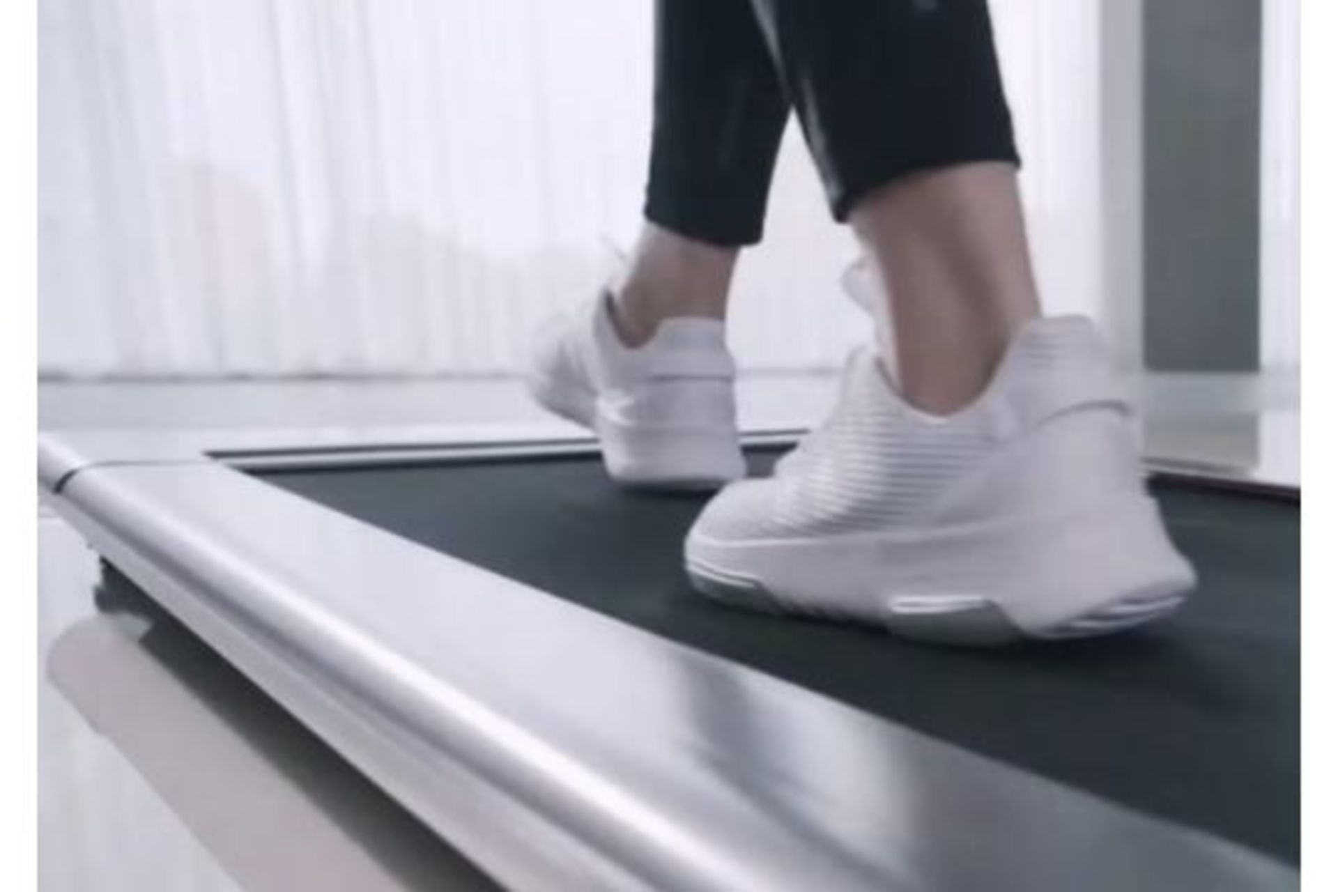 1 x Slim Tread Ultra Thin Smart Treadmill Running / Walking Machine - Lightweight With Folding - Image 6 of 11