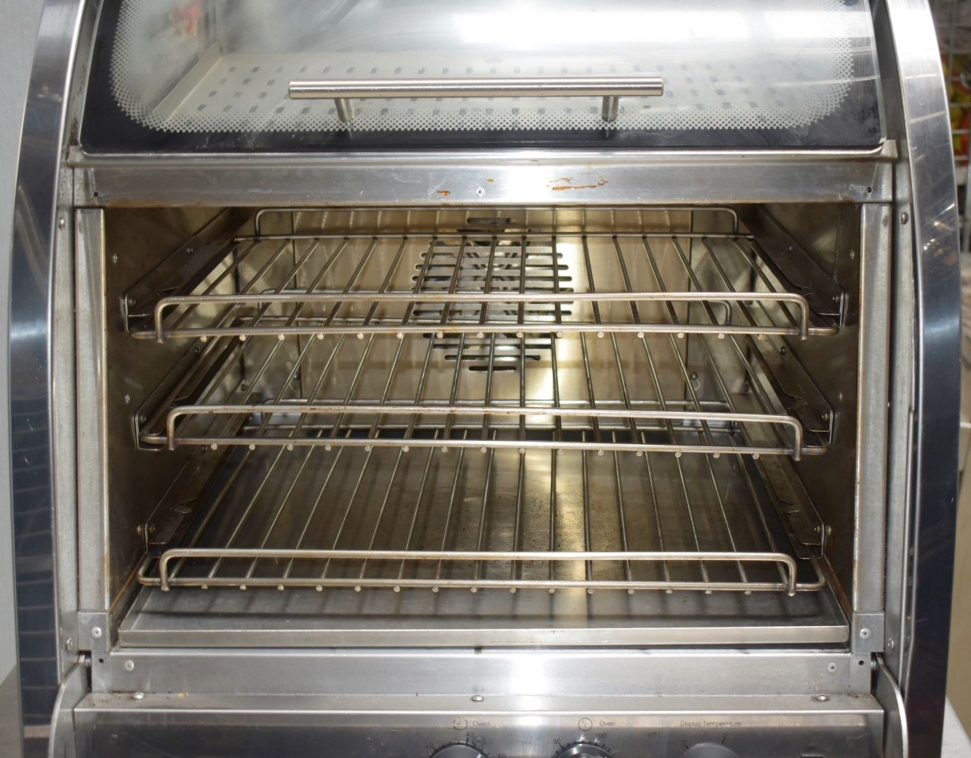 1 x Countertop Oven With Food Warmer Display - Dimensions: H63 x W55 x D56 cms - Recently Removed - Image 9 of 14