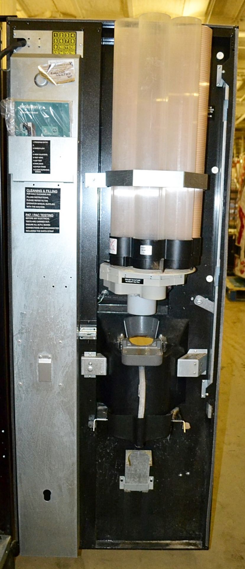 1 x Crane"Evolution" Coin-operated Hot Drinks Vending Machine - Recently taken From A Working - Image 10 of 19